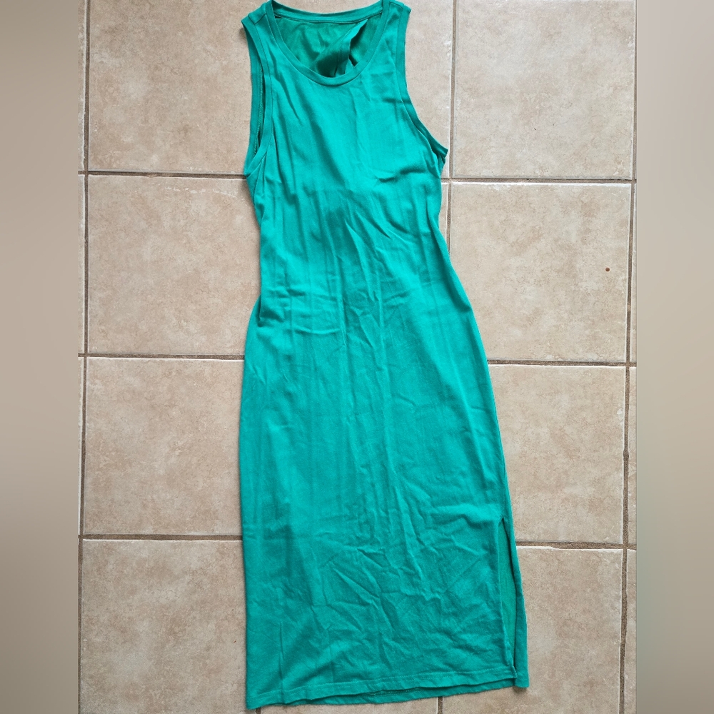 Gap Green Midi Tank Dress